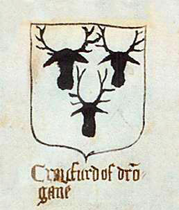 Arms of Crawfurd of Drongane